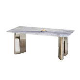Olivia Sintered Stone Dining Table - Maxi Home Furnishing